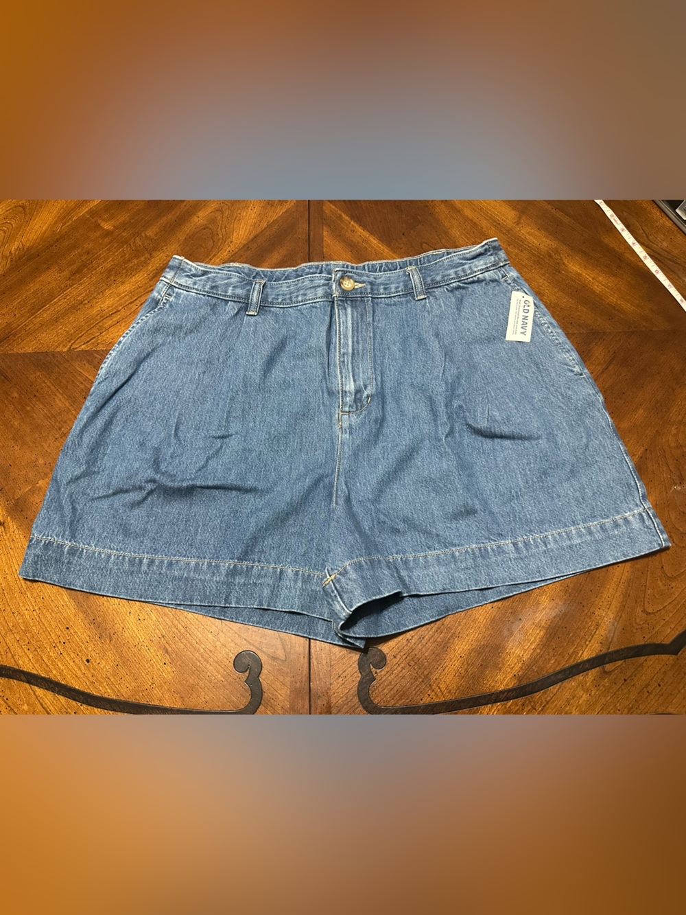 Old Navy Blue Denim OG Chino Shorts